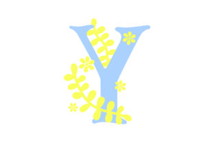 Exploring the Versatile Uses of Floral Alphabet - Y