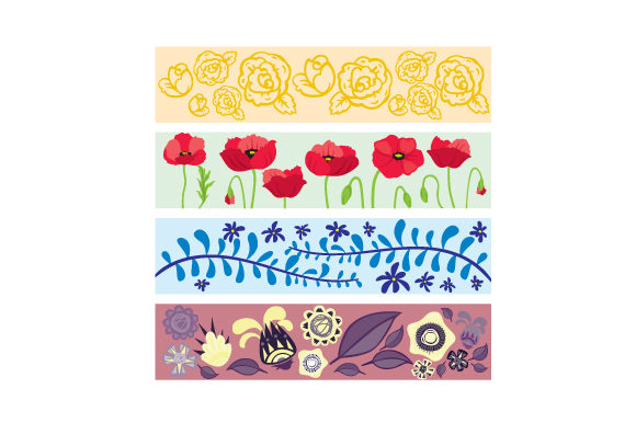 Exploring Washi Tape Designs with Floral Accents