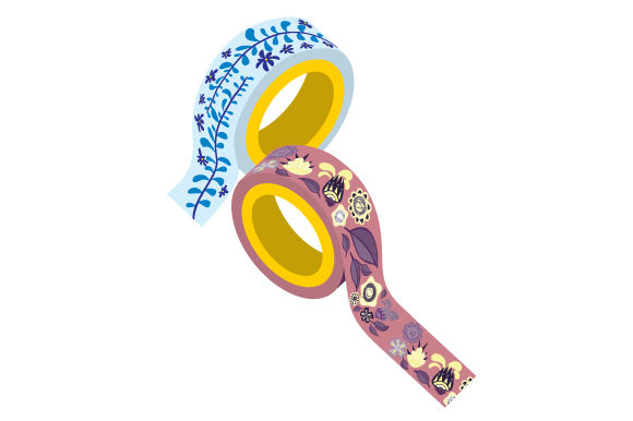Exploring Washi Tape Roll Designs with Floral Accents