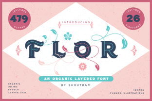 Flor: A Versatile and Elegant Display Font for Creative Projects