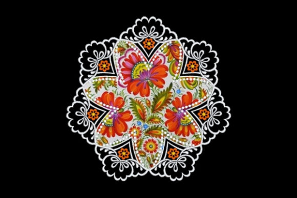 Floral Satin Applique Quilt Block: A Touch of Elegance for Your Home