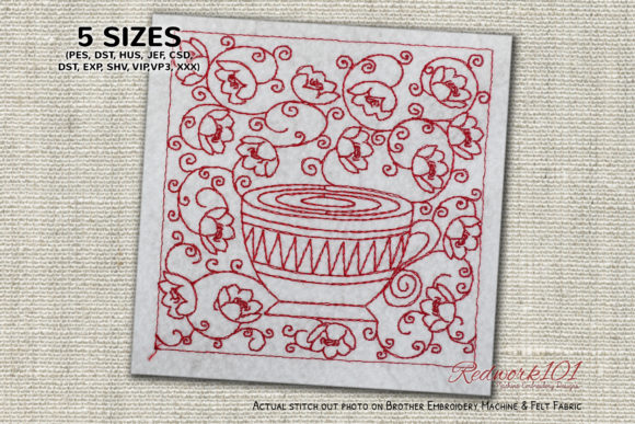 Floral Seamless Pattern with Coffee Cup: A Charming Addition to Your Kitchen