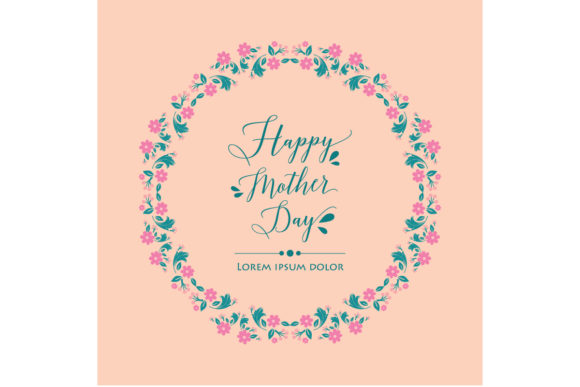 Simple Happy Mother Day Decor of Cards