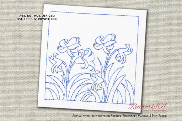 Strategic Use of Floral Pattern a Redwork for Enhanced Creativity and Branding