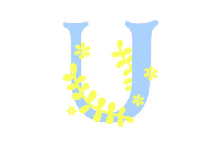 Unlocking Creativity with Floral Alphabet - U