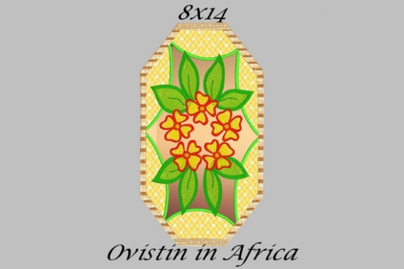 Yellow Floral Applique Placemat for Home Decor